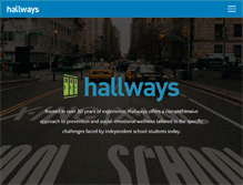 Tablet Screenshot of hallways.org